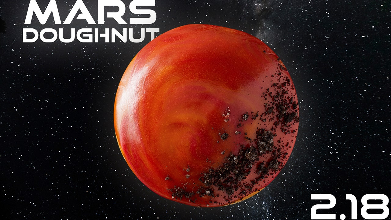 Krispy Kreme presents ‘Mars Donut’ in honor of Perseverance Rover landing