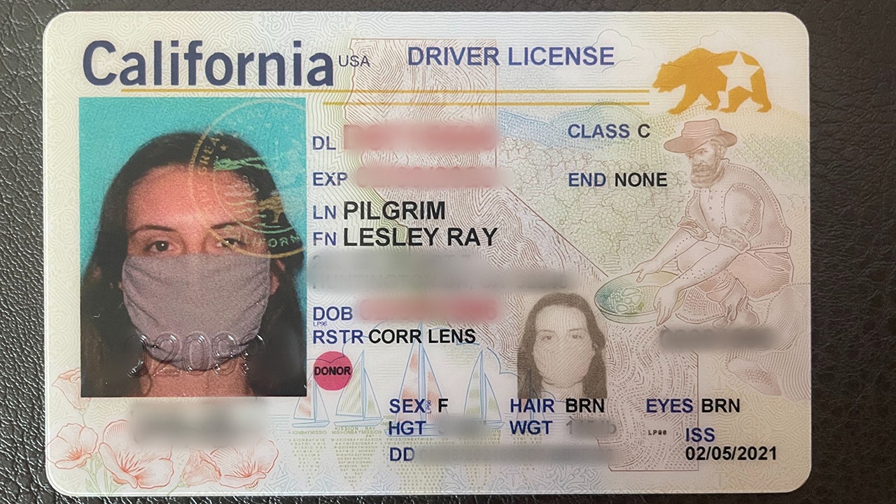 California woman's new ID has photo of her wearing a mask