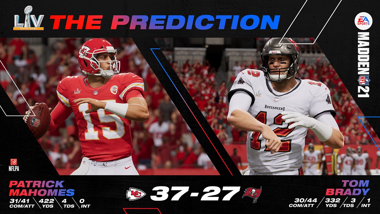 ‘Madden 21’ predicts Super Bowl LV winner among Chiefs, Bucs