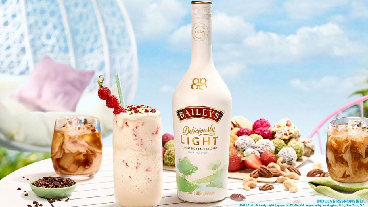 Baileys launches a 'light' liqueur that has 40% less sugar than its signature Irish cream