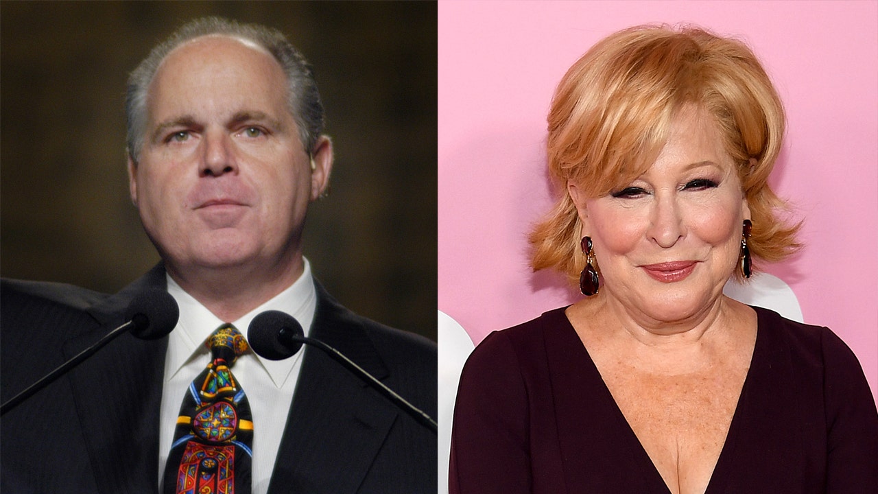 Bette Midler mocks Rush Limbaugh with KKK comparison less than a week after his death
