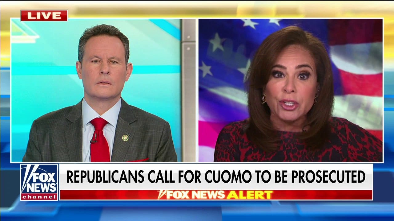 Judge Pirro: ‘Liar, political bully’ Cuomo must face serious investigation for ‘super cover-up’