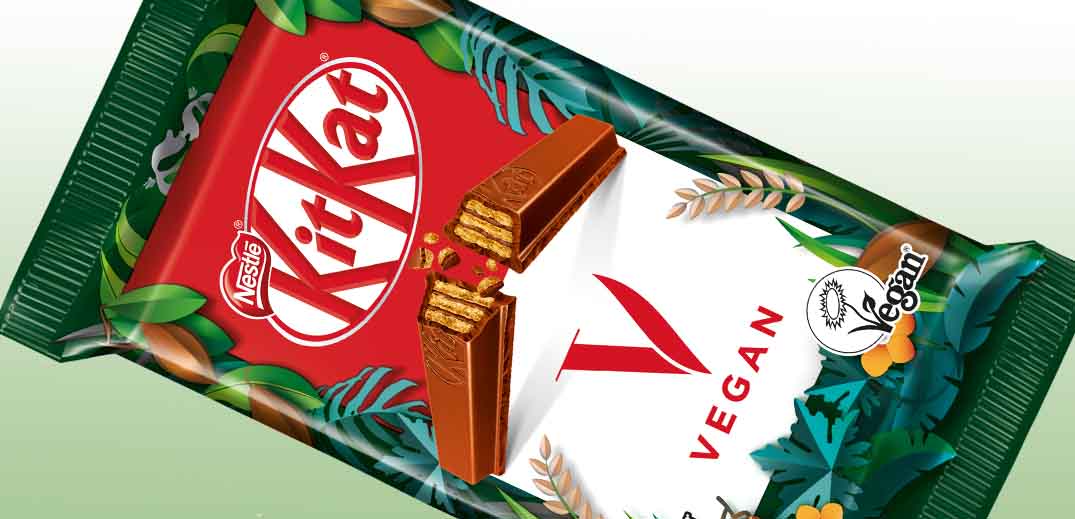 Nestle debuts this year with the first vegan KitKat bar