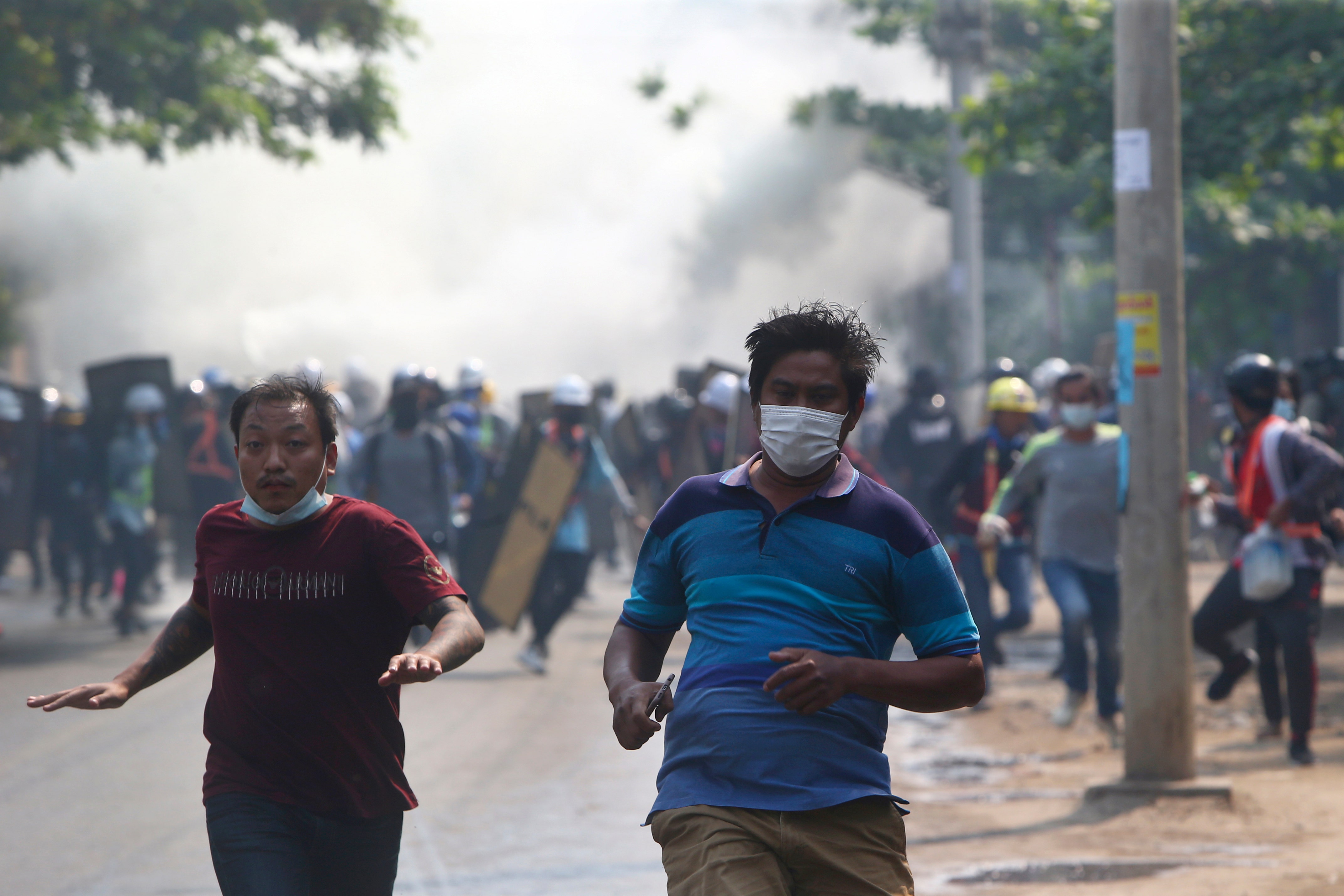 Burma forces continue crackdown on protesters, 4 dead in demonstrations
