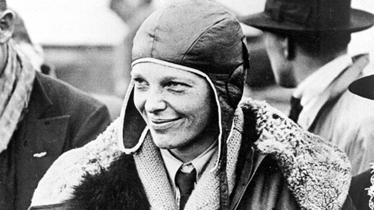 A closeup of Amelia Earhart. Although her plane disappeared on July 2, 1937, she was declared officially deceased on Jan. 5, 1939. (AP)