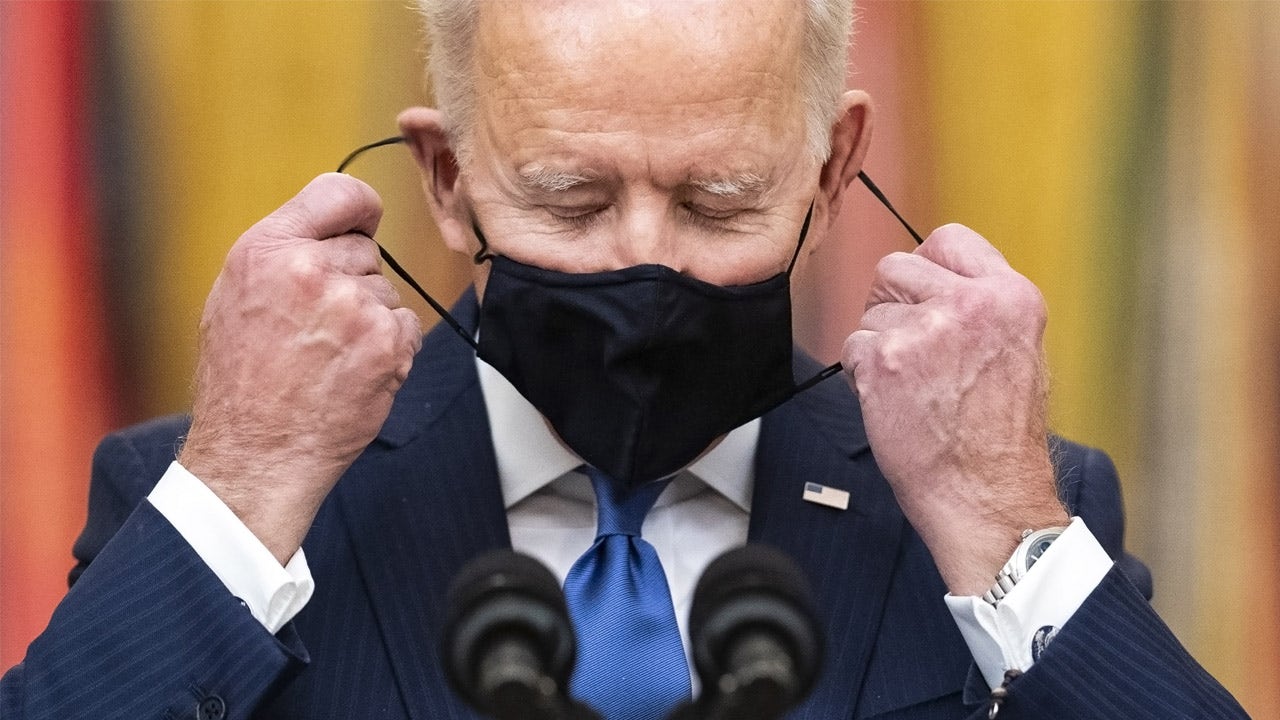 Biden tells Americans to keep wearing masks “until everyone is actually vaccinated.”