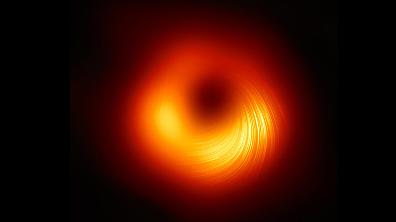 Astronomers capture new polarized view of a black hole