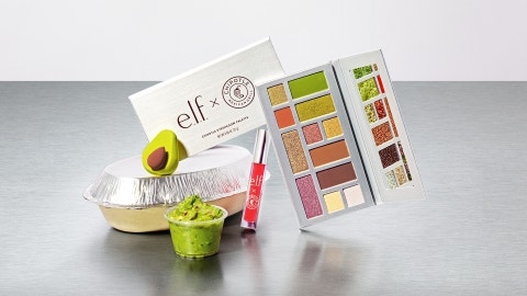 Chipotle's new e.l.f. makeup collection gets extra with guacamole eye shadow