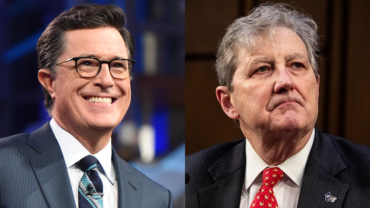 Stephen Colbert criticizes Senator John Kennedy for gun control declarations and calls for Republicans to be eliminated
