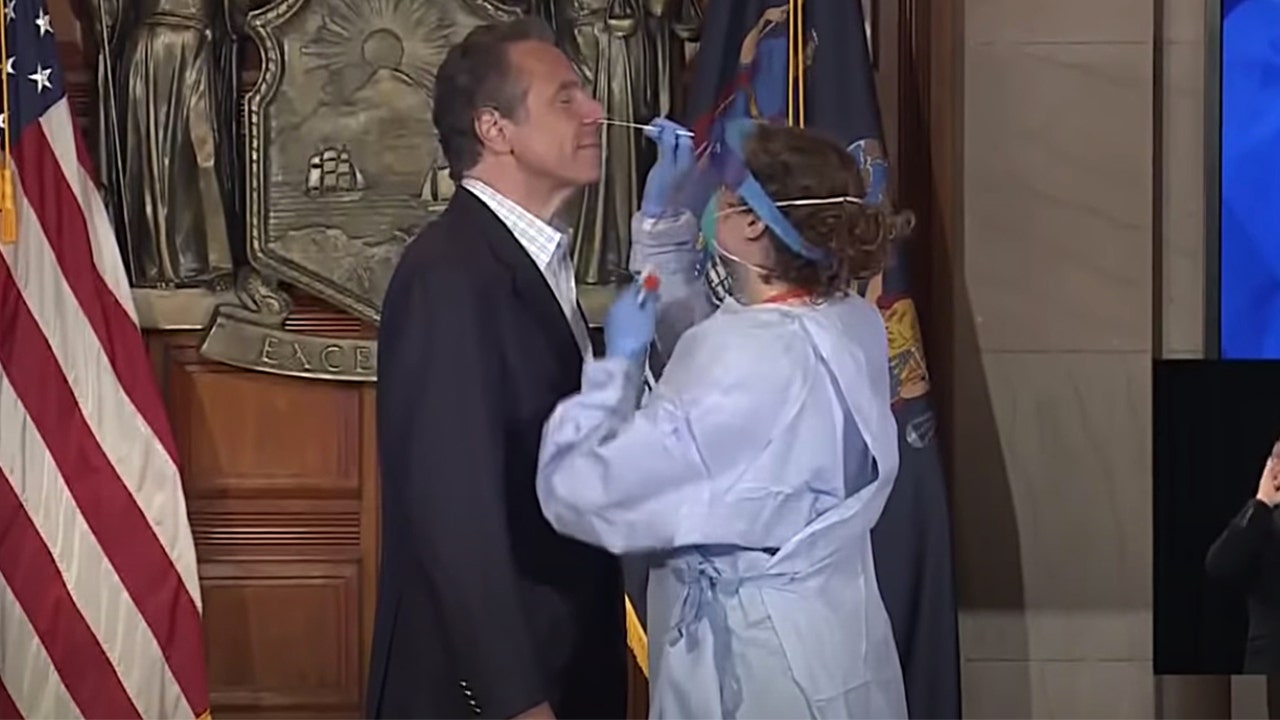 NY Gov. Cuomo’s creepy COVID test comments resurface: ‘You make that gown look good’