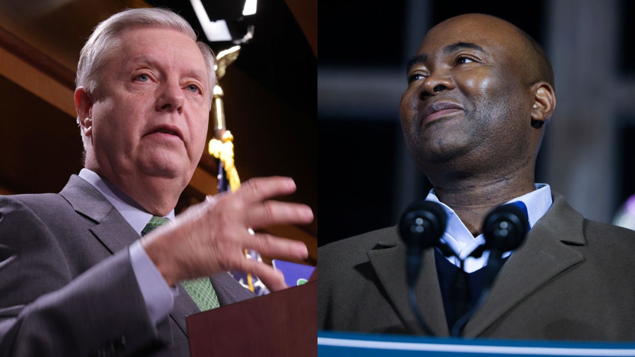 DNC chair Jaime Harrison-- who lost to Graham in November-- calls out senator over guns