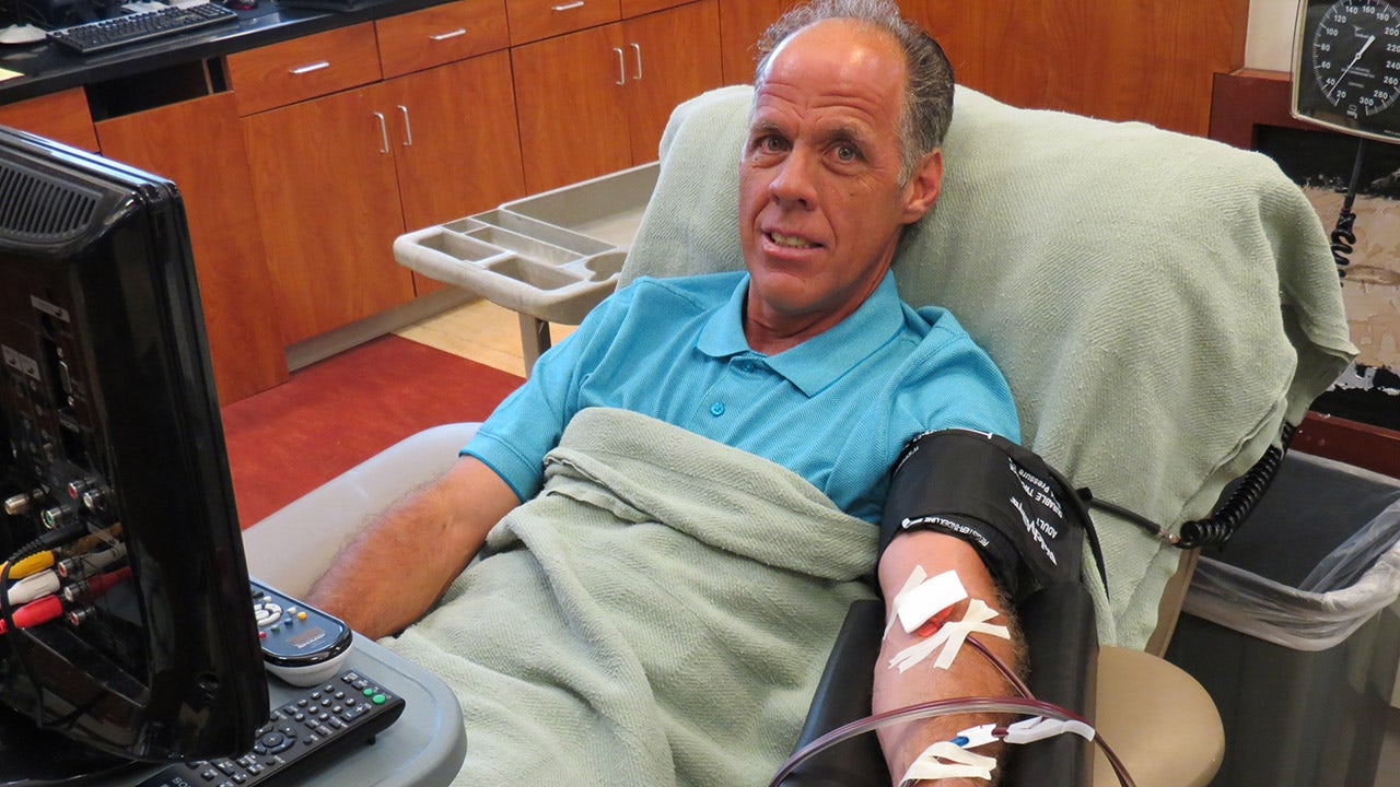 Texas man donates 120 gallons of platelets over 37 years