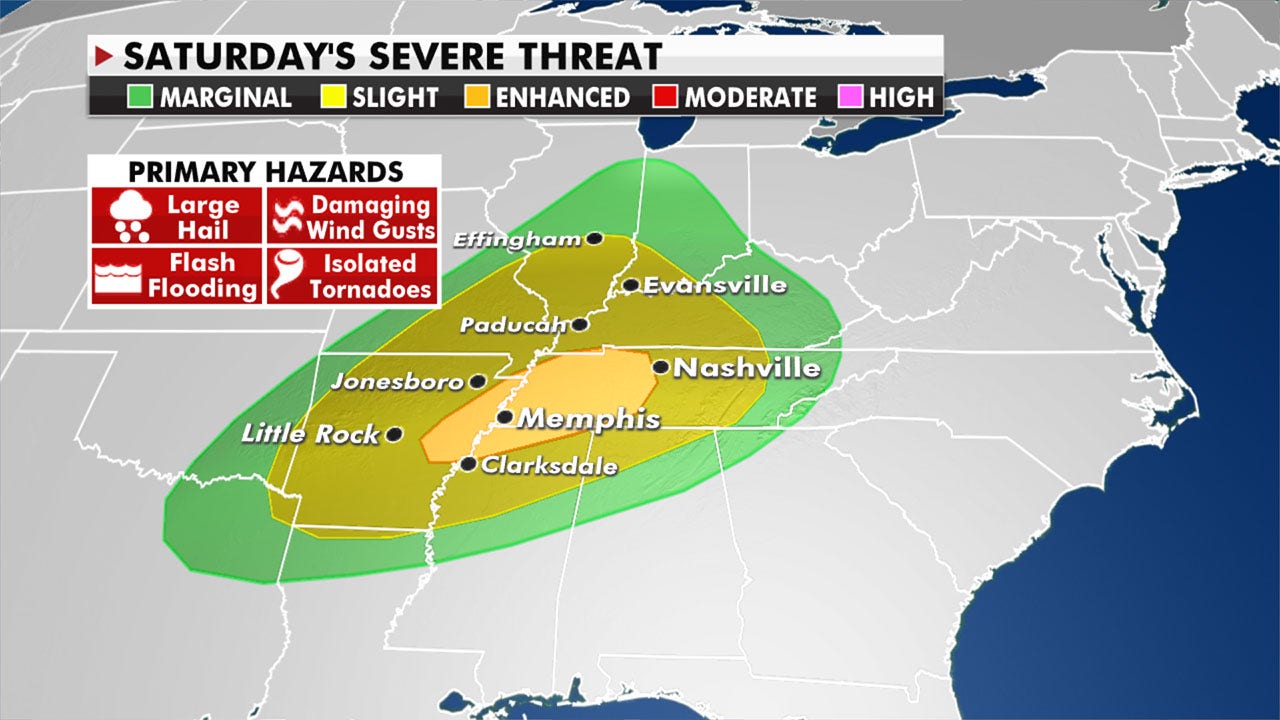 National weather forecast: Deadly storm weakening, new round to hit Mid-South