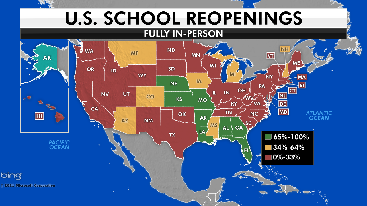Where are schools reopening from coronavirus closures? See the map