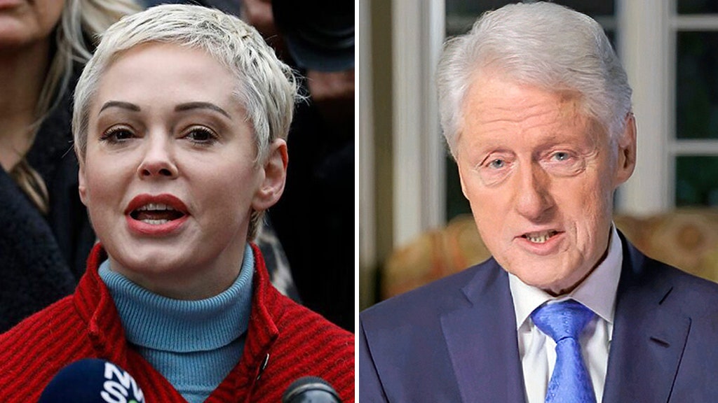 Rose McGowan accuses Twitter of 'trying to silence me' by suspending her over tweet attacking Bill Clinton - Fox News