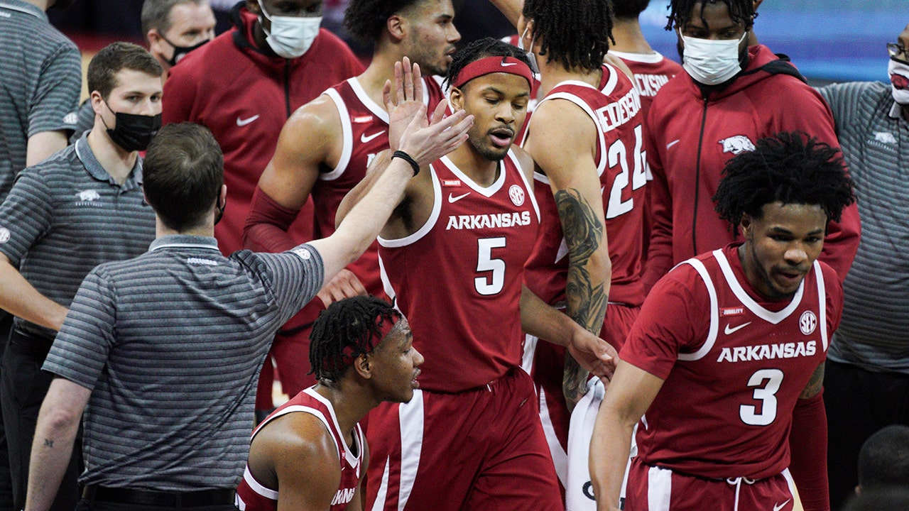 Moody leads No. 12 Arkansas past South Carolina 101-73