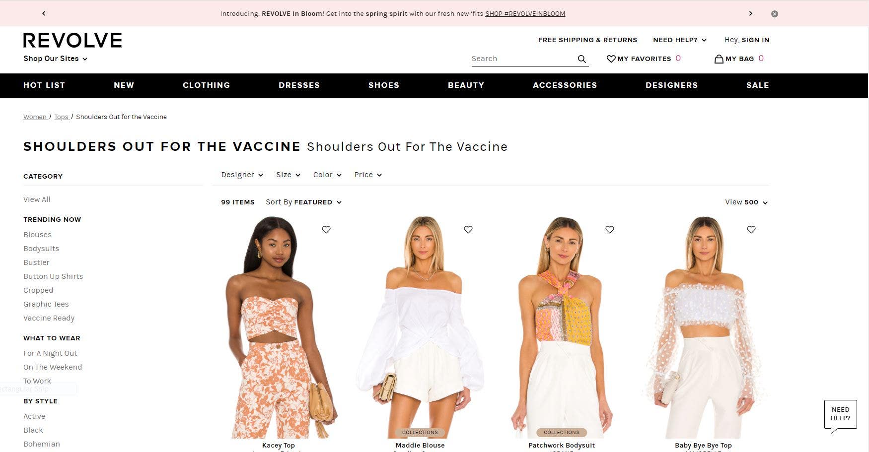 'Vaccine ready': Fashion brand Revolve mocked for shirt section