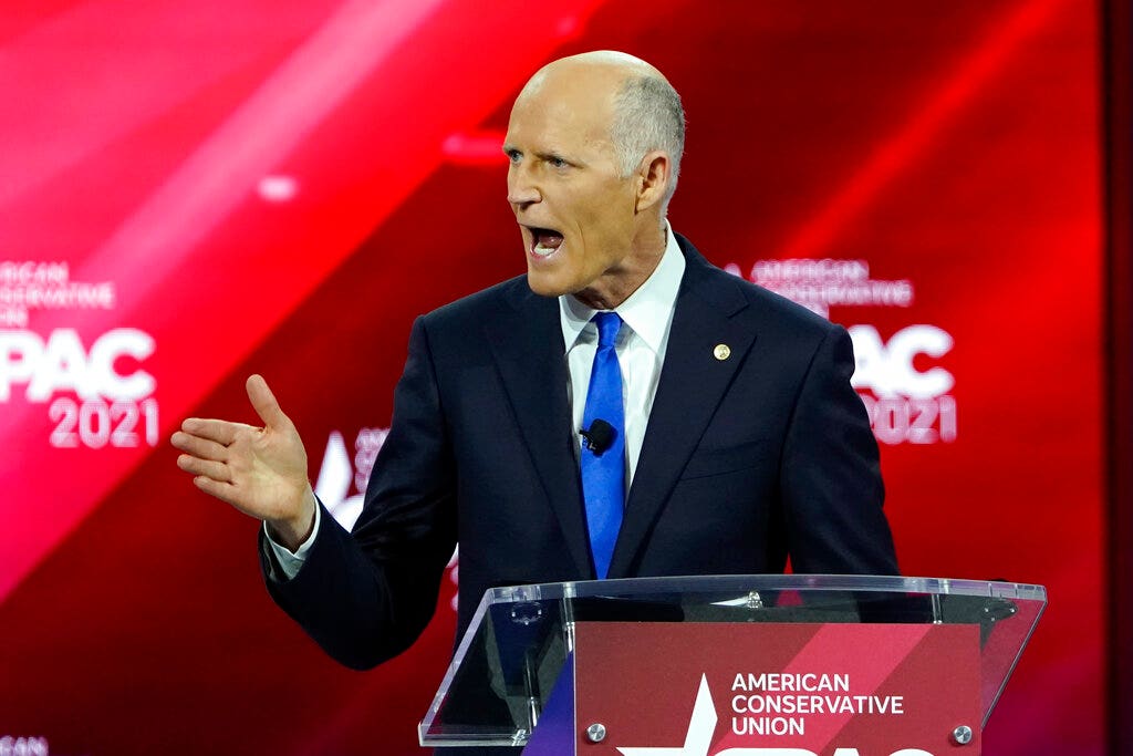 Rick Scott demands 'confused' Biden resign, but gets little backup from Senate GOP colleagues