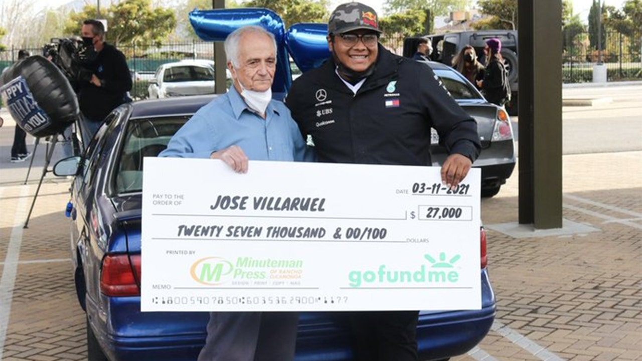 California substitute teacher living in car gets surprise $27,000 check on 77th birthday from former student