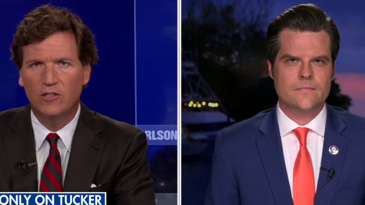 Rep. Matt Gaetz denies allegations of sexual misconduct in 'Tucker Carlson Tonight' exclusive