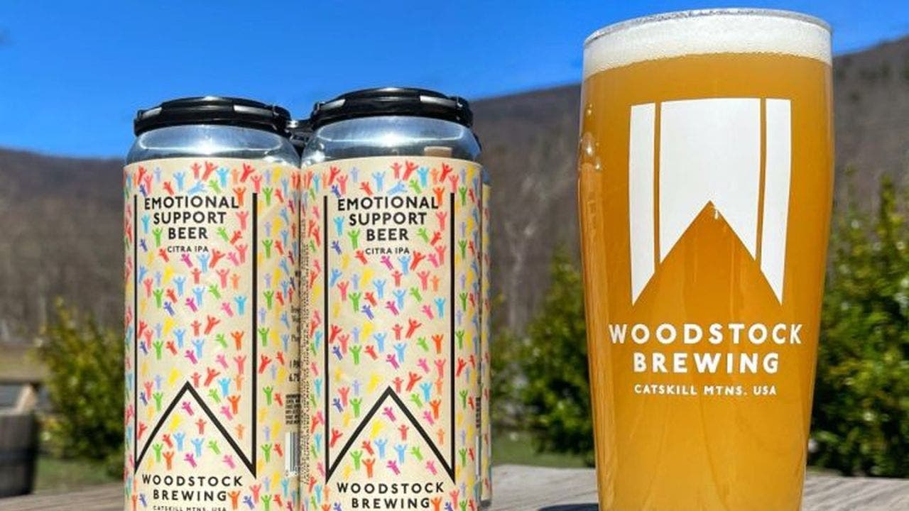 'Emotional Support Beer' has become a reality after last year's viral joke