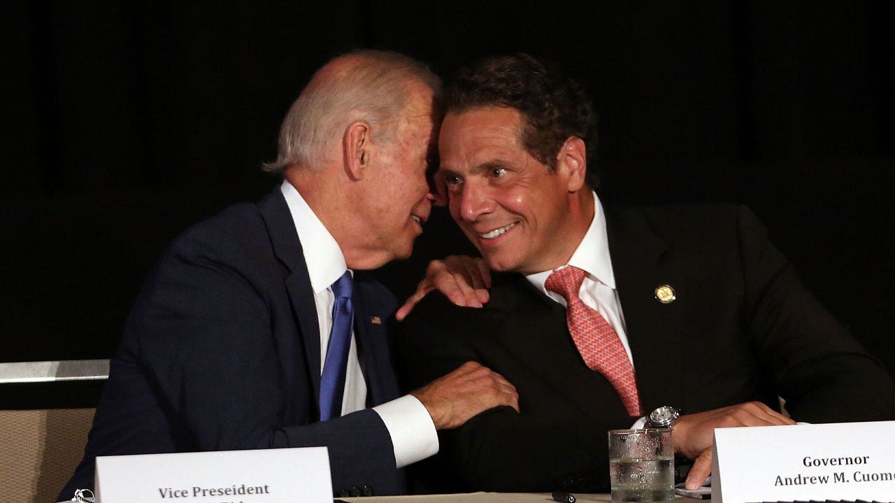 Biden, no stranger to inappropriate touching accusations, gives Cuomo pass