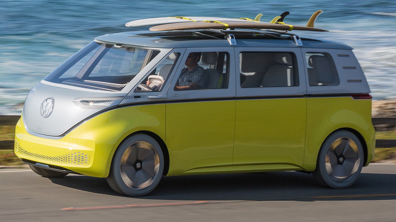 VW’s retro ID.Buzz electric minivan launching in 2023