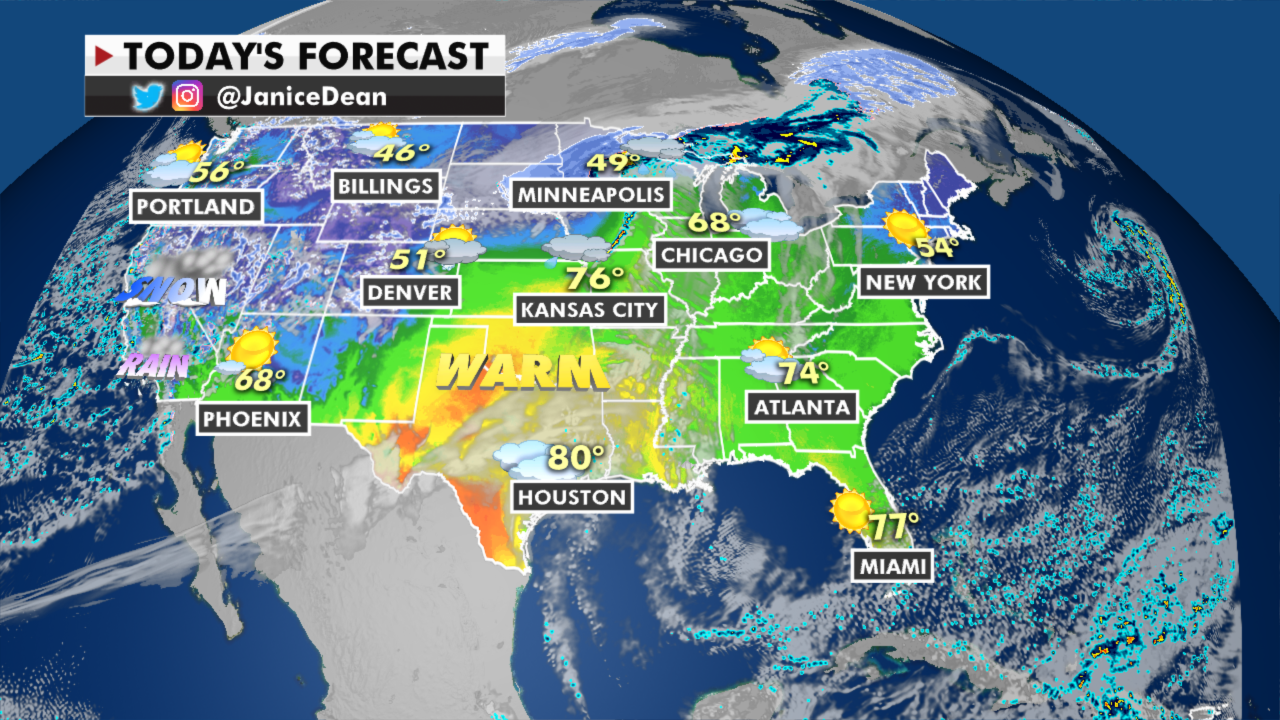 National weather forecast: Wintry weather returns while hail, isolated ...