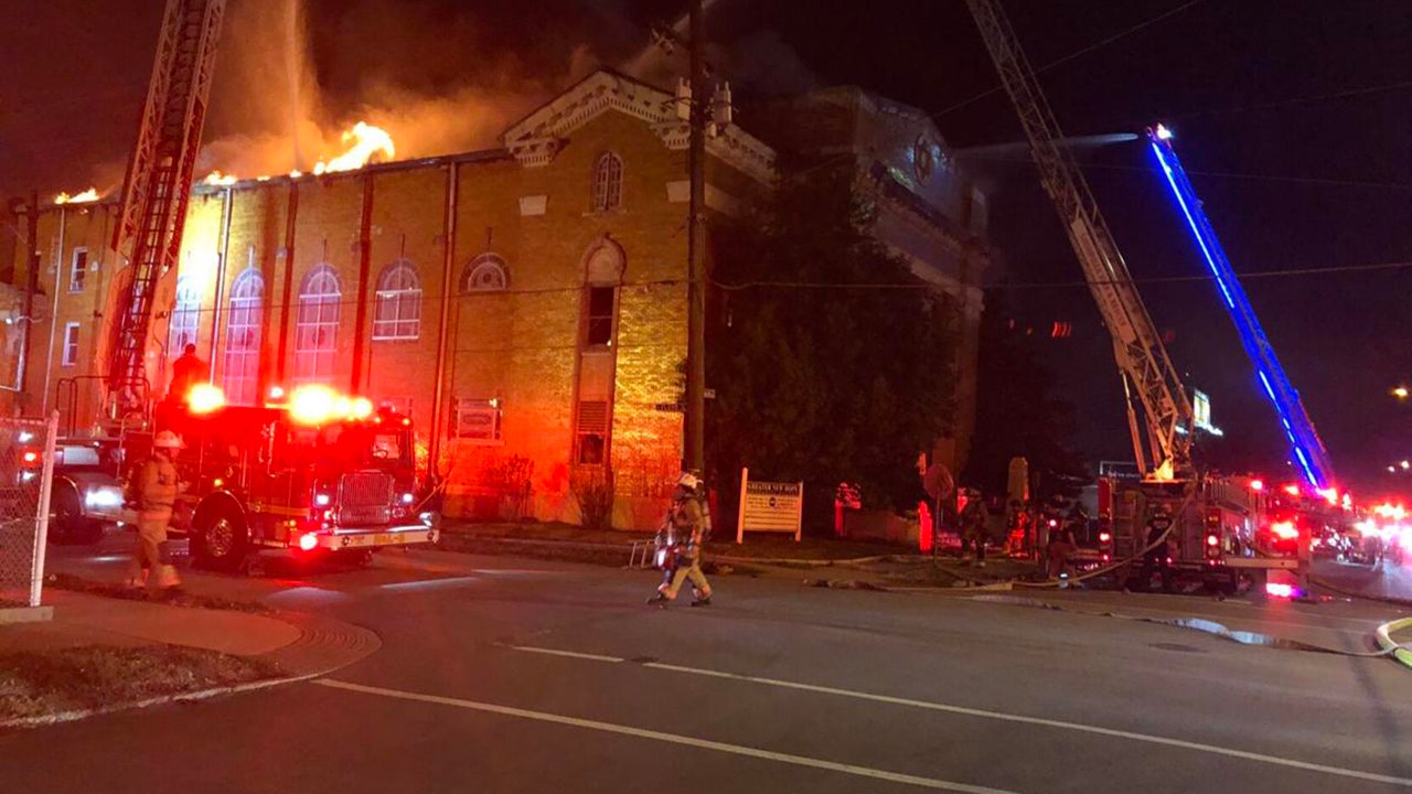 Louisville church fire sparks arson investigation