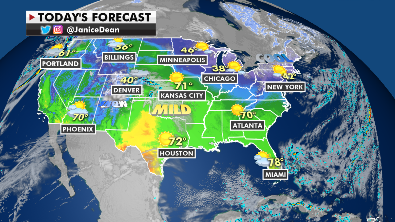 National forecast: Spring-like, warm temperatures are here, while parts ...