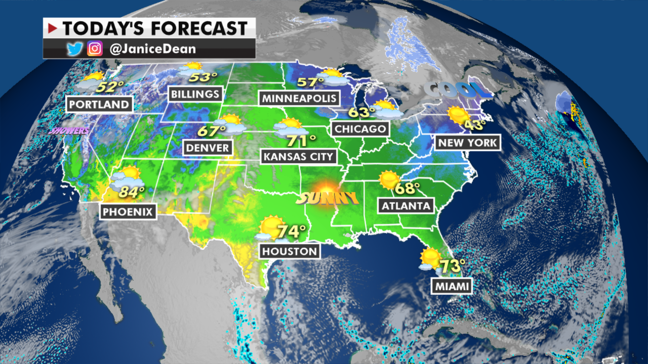 National forecast: Temperatures in Midwest, Plains to rise up to 25 ...