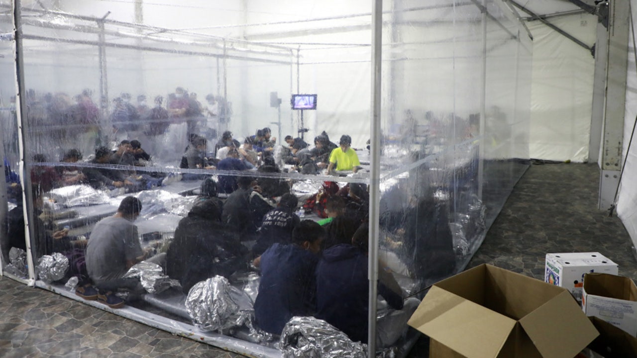 Biden-admin publishes photos of busy migrant processing center on the border amid transparency criticism