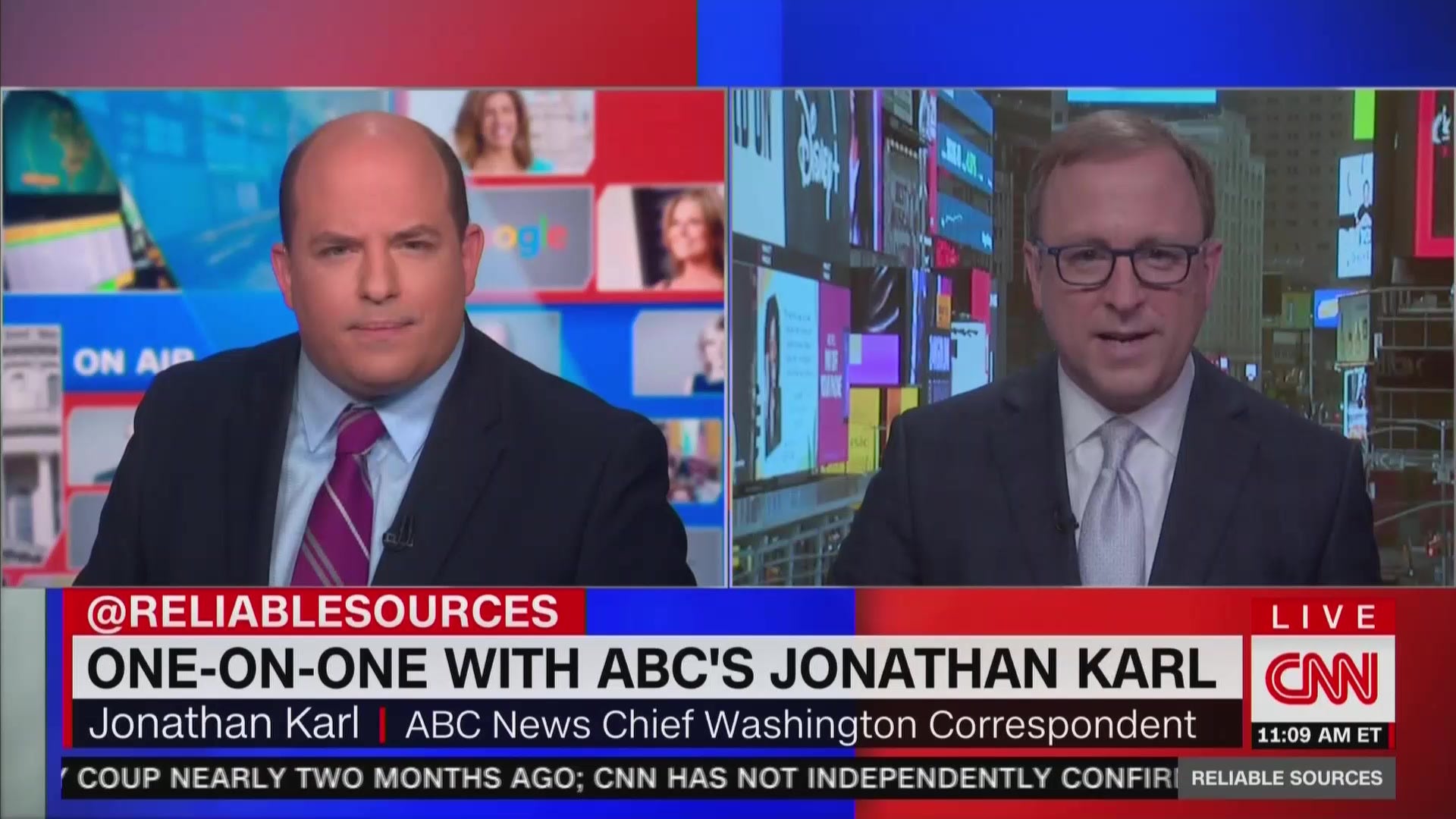 ABC's Jonathan Karl rejects Brian Stelter claim Biden's border crisis is a 'right-wing' narrative