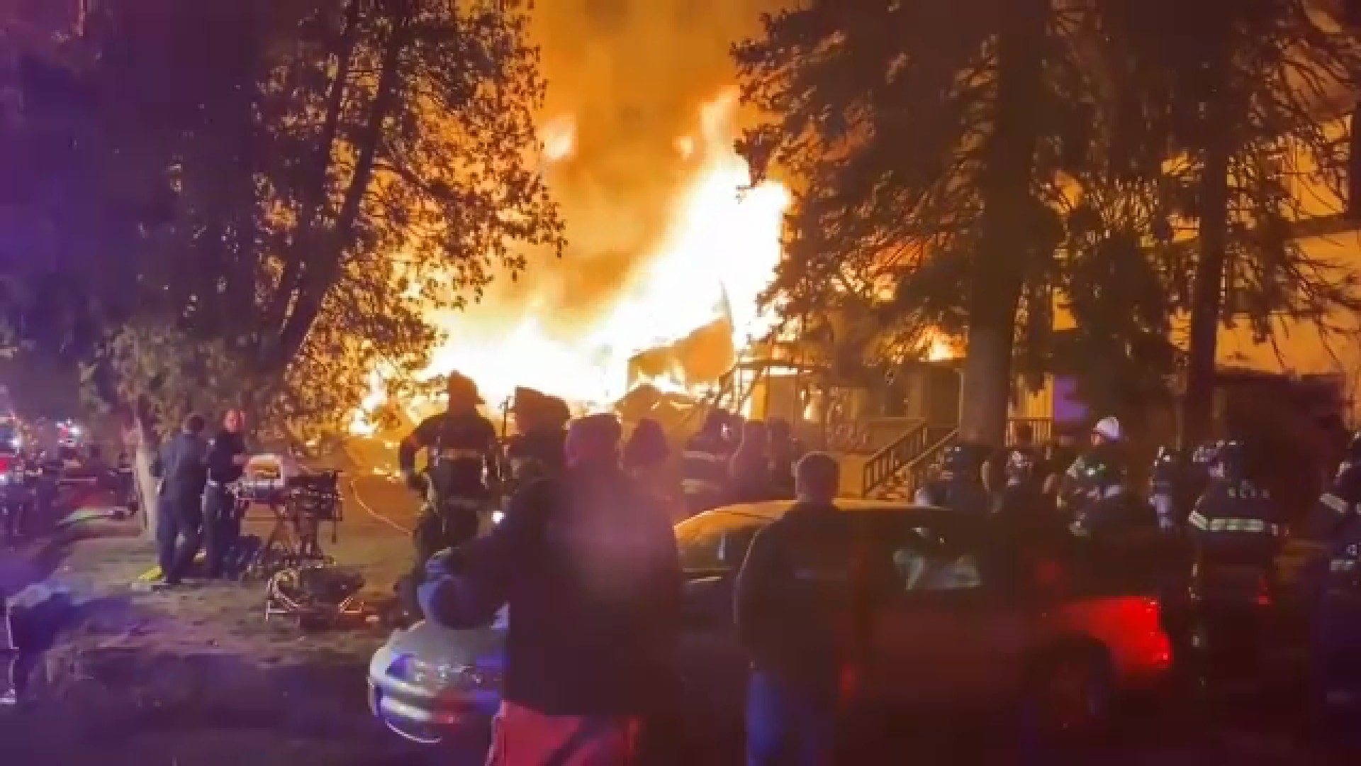 New York nursing home collapses in a massive fire;  at least 1 dead, 1 firefighter missing