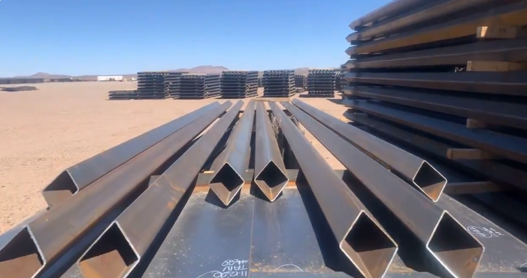 GOP lawmakers post videos of border wall materials rusting in desert after construction halted