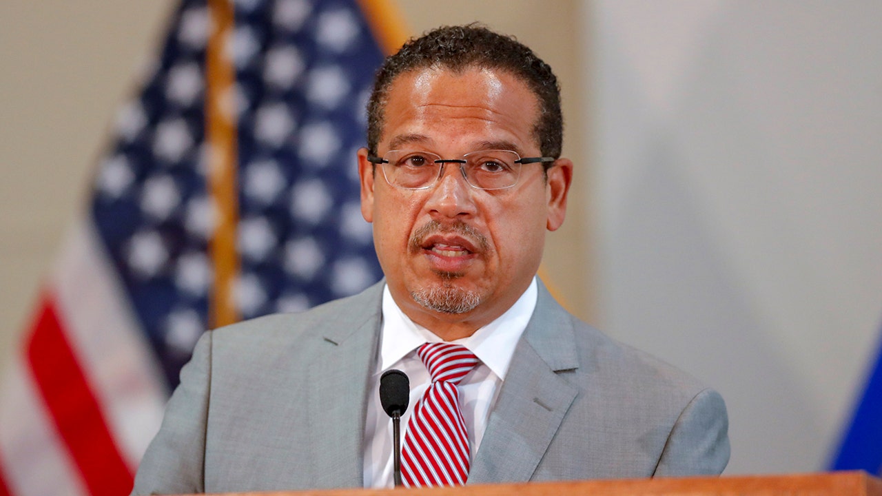 Ellison denies knowing anyone who supports defunding police despite own support for replacing police force