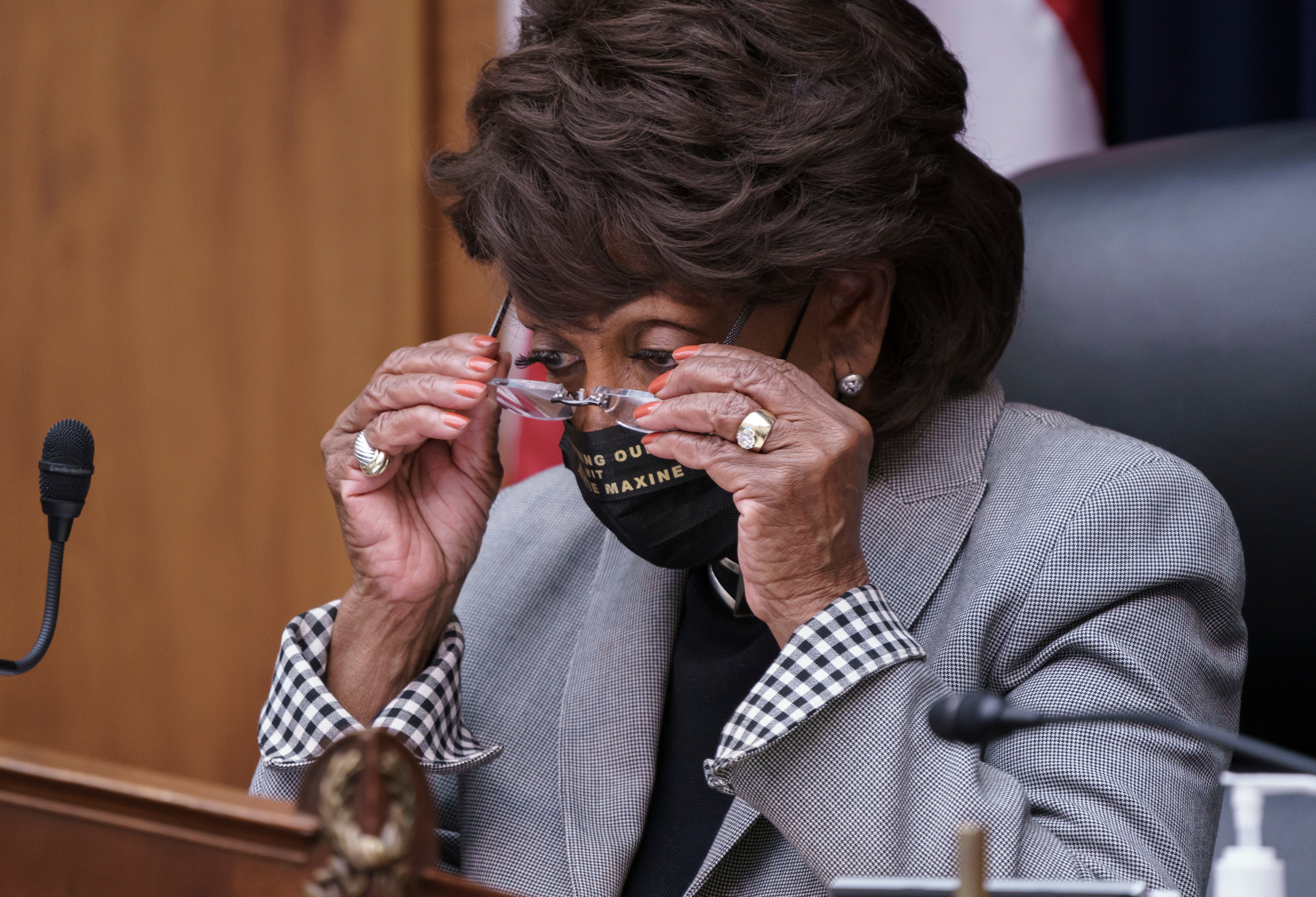 Maxine Waters ignores questions on Chauvin trial comments, tells reporter 'you're being confrontational'