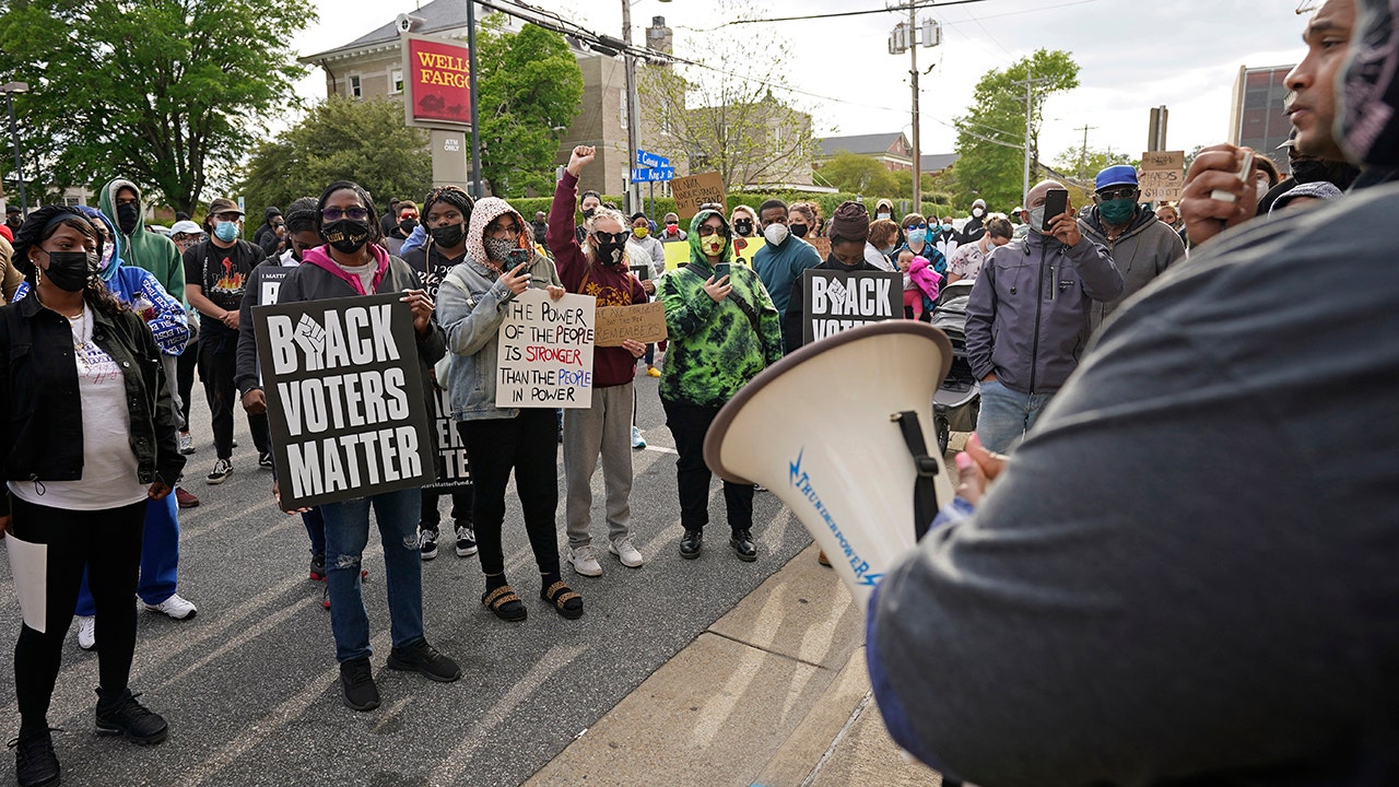 North Carolina protesters demand answers on second night of demonstrations over deputy shooting of Black man