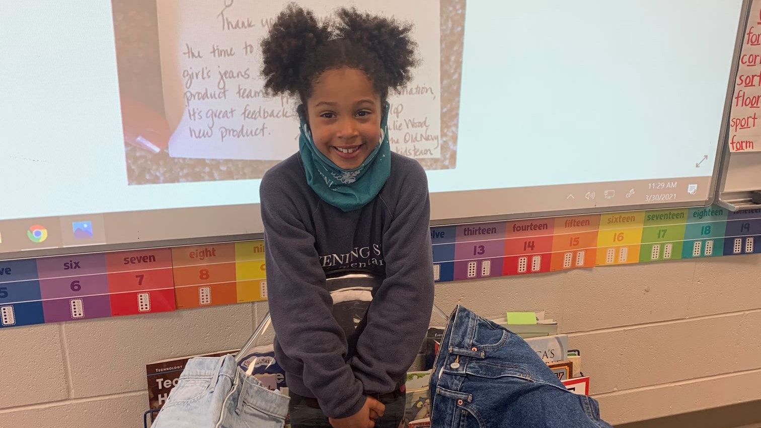 First grader persuades Old Navy to put pockets in girls' jeans