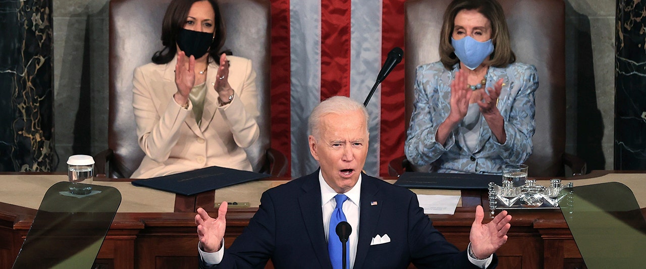 Biden lays out vision for 'rebuilding' America through slew of policy proposals in first joint address
