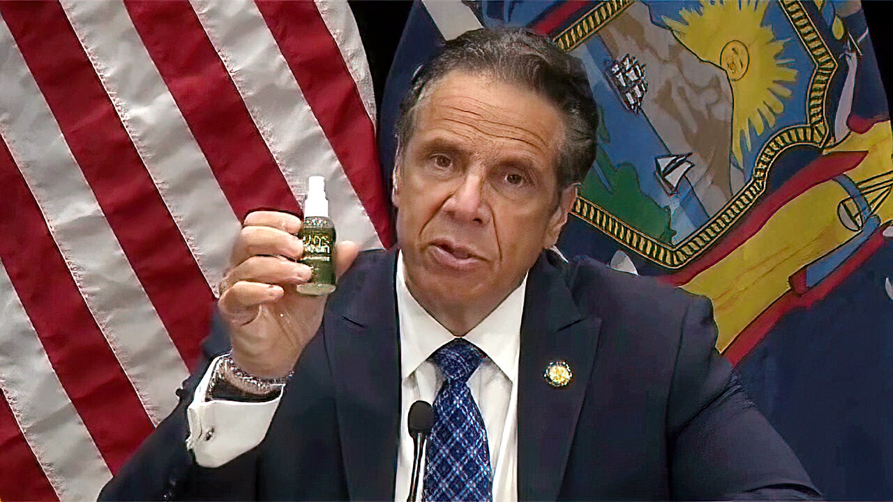 Cuomo boasts he 'invented' NYS-scented hand sanitizer, faces no questions over scandals