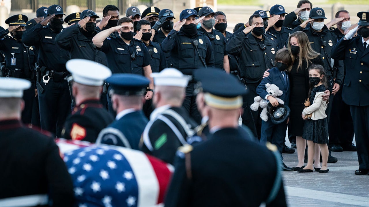 Daughter of fallen Capitol Police officer may long remember Rotunda tribute -- thanks to a toy