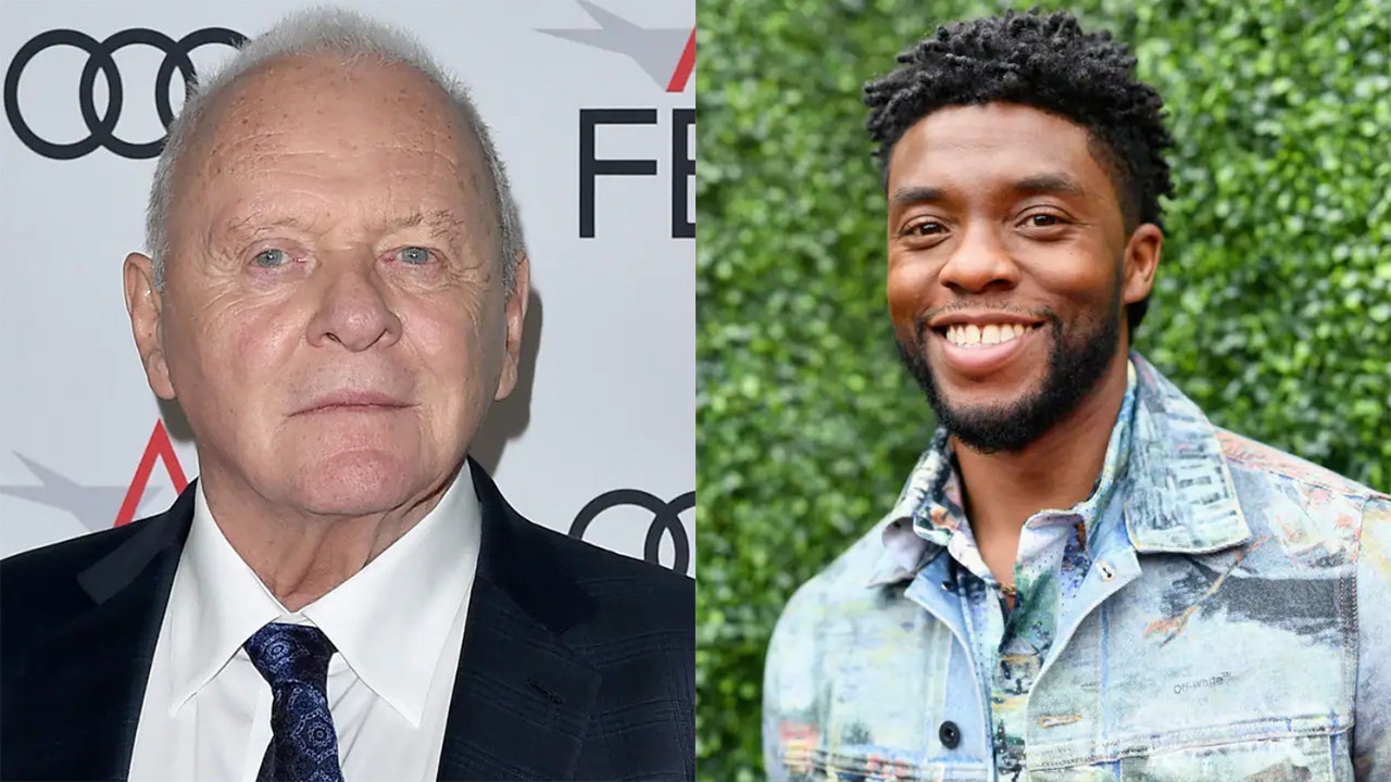 Anthony Hopkins honors Chadwick Boseman in video thanking The Academy for his best actor Oscar