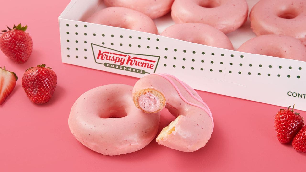 Krispy Kreme’s 'Strawberry Glaze Craze' doughnuts are back by popular demand