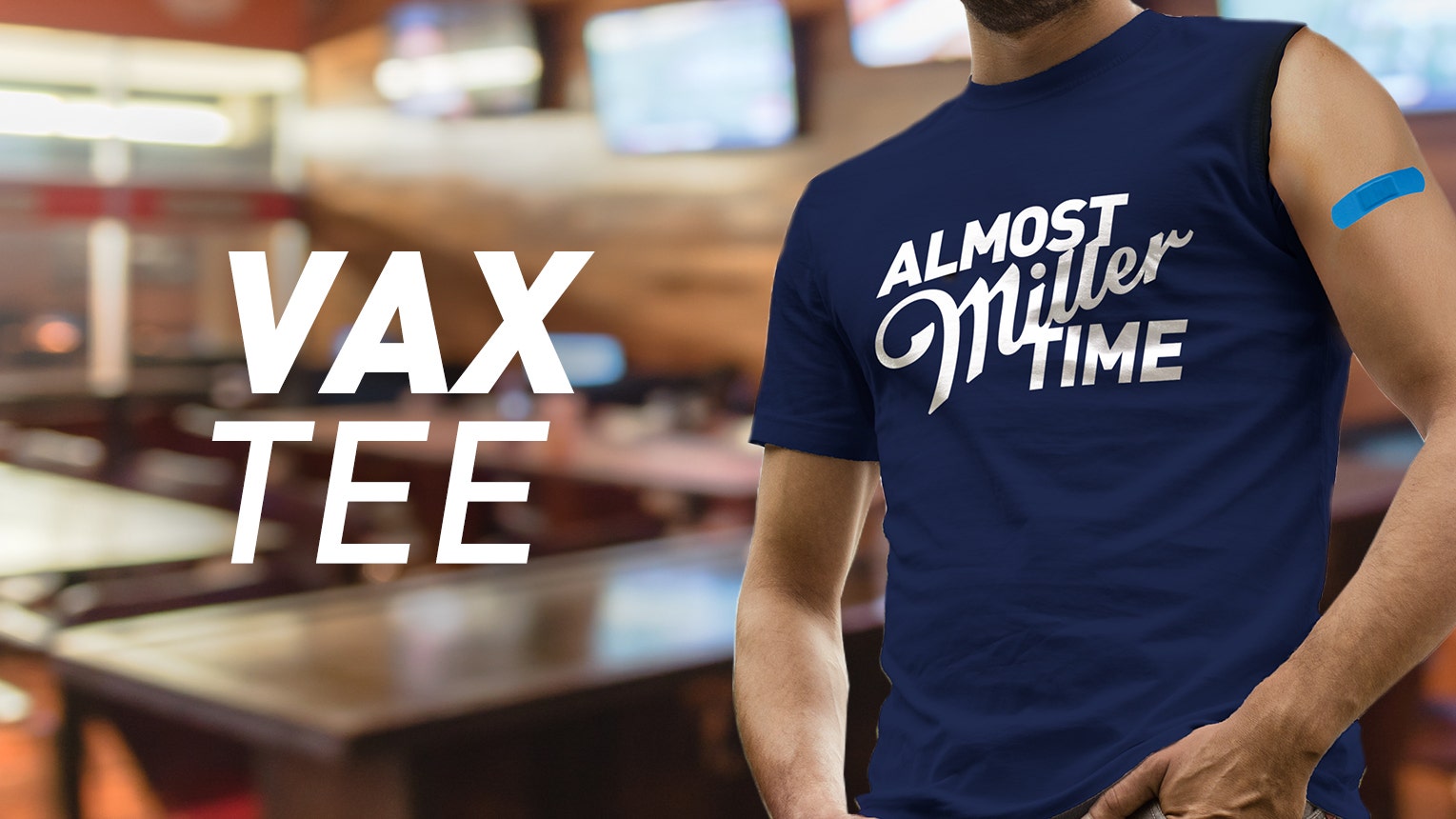 Miller Lite encourages COVID-19 vaccines with one-sleeved 'vax time' t-shirts