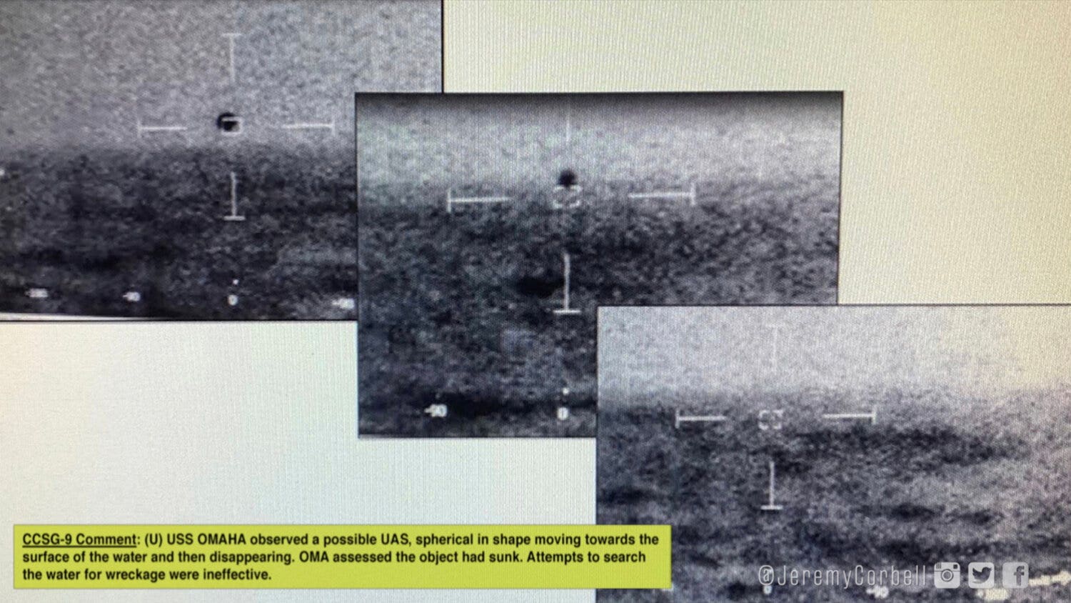 UFO photos from pilot