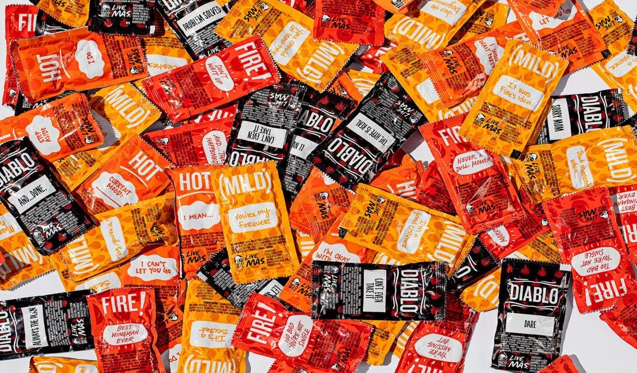 Taco Bell's coveted hot sauce packets will soon be recyclable