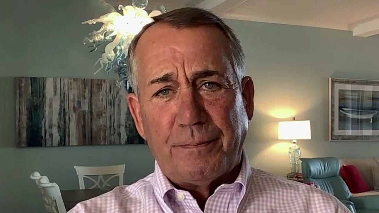 Boehner on 'Fox & Friends': Biden infrastructure bill a 'new word for the Green New Deal'