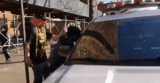 New York men harassing, mocking NYPD cops in alarming video
