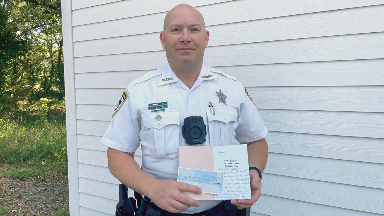 Speeding driver let off with warning donates to fallen officer memorial fund